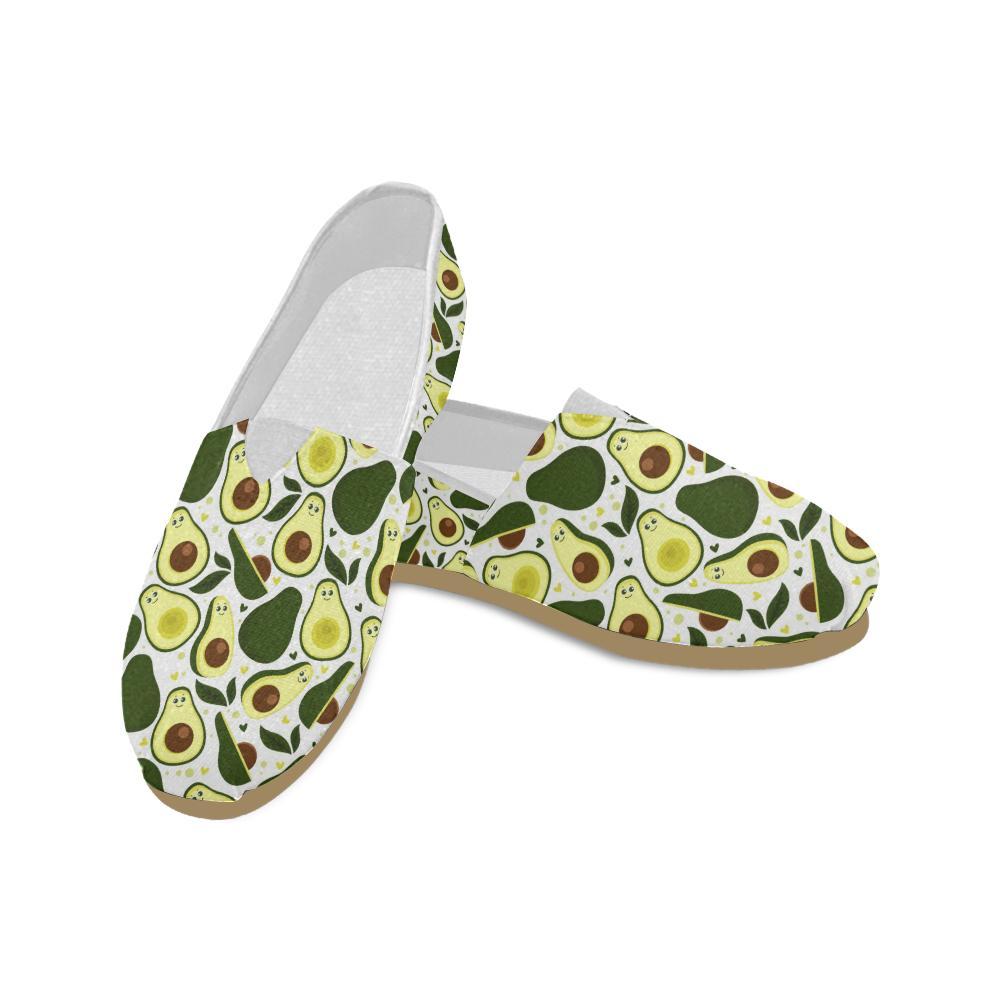 Avocado Pattern Print Design AC06 Women Casual Shoes-JorJune.com