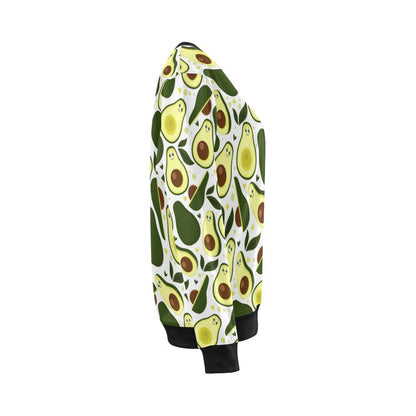 Avocado Pattern Print Design AC06 Women Long Sleeve Sweatshirt-JorJune