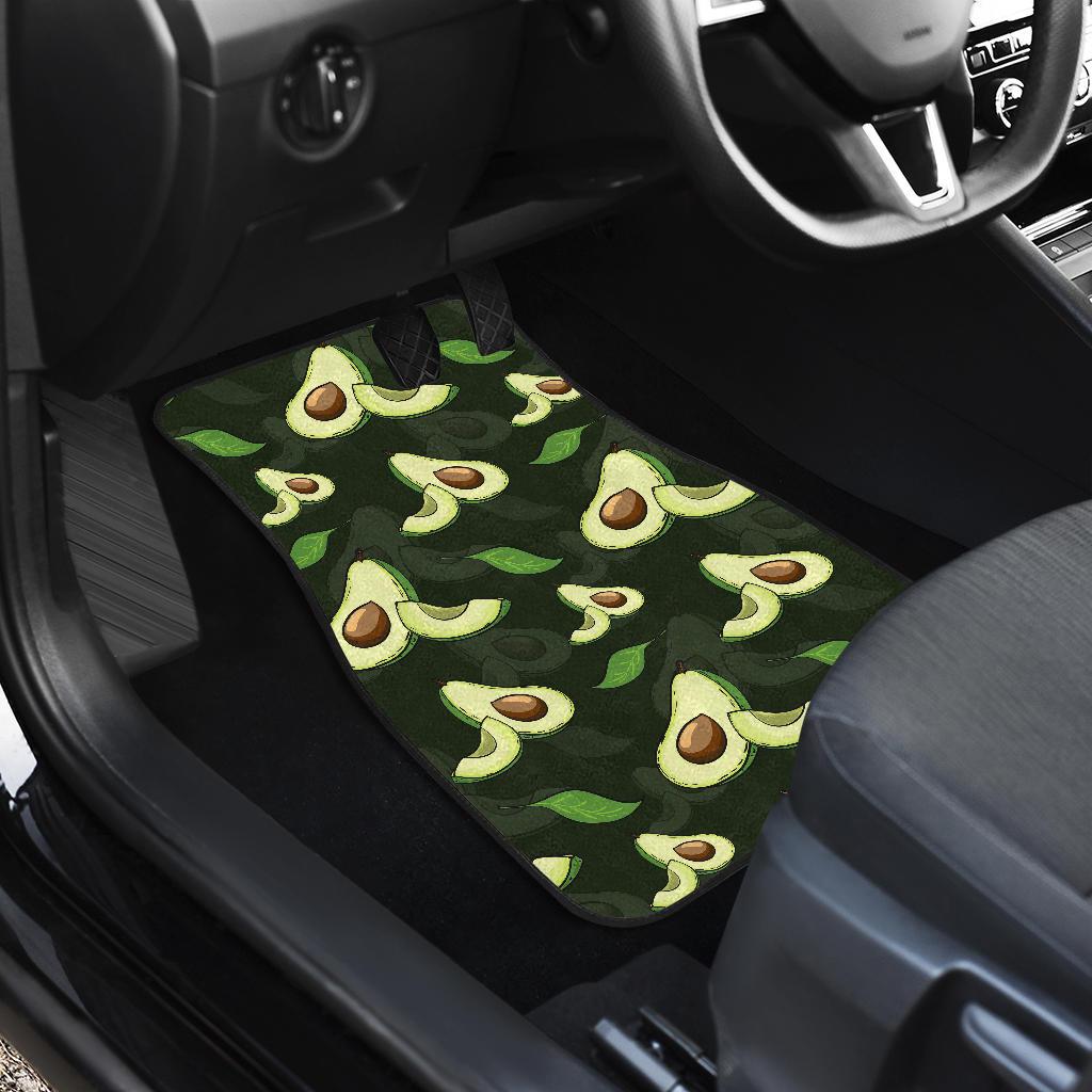 Avocado Pattern Print Design AC07 Car Floor Mats-JorJune