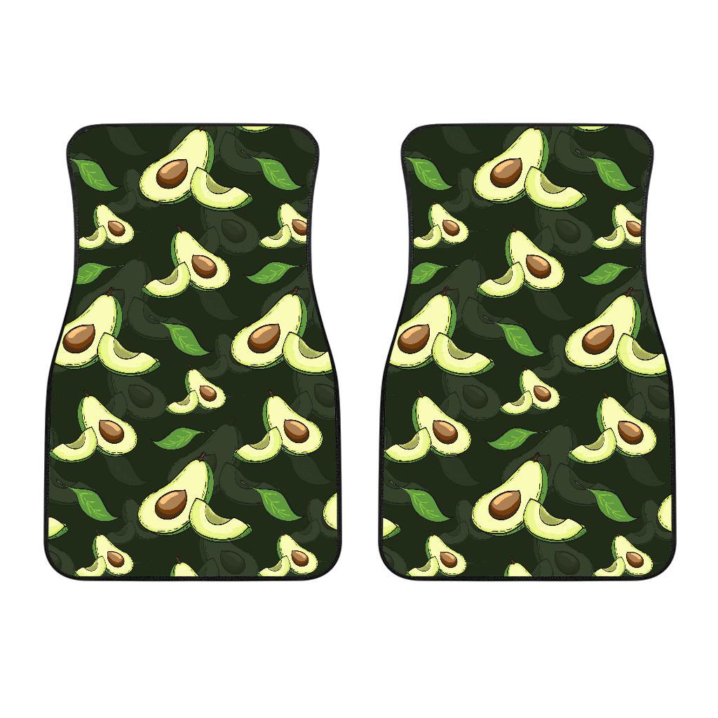Avocado Pattern Print Design AC07 Car Floor Mats-JorJune