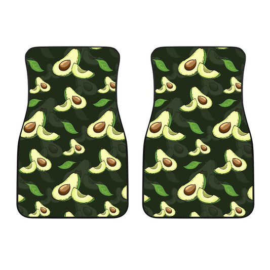 Avocado Pattern Print Design AC07 Car Floor Mats-JorJune