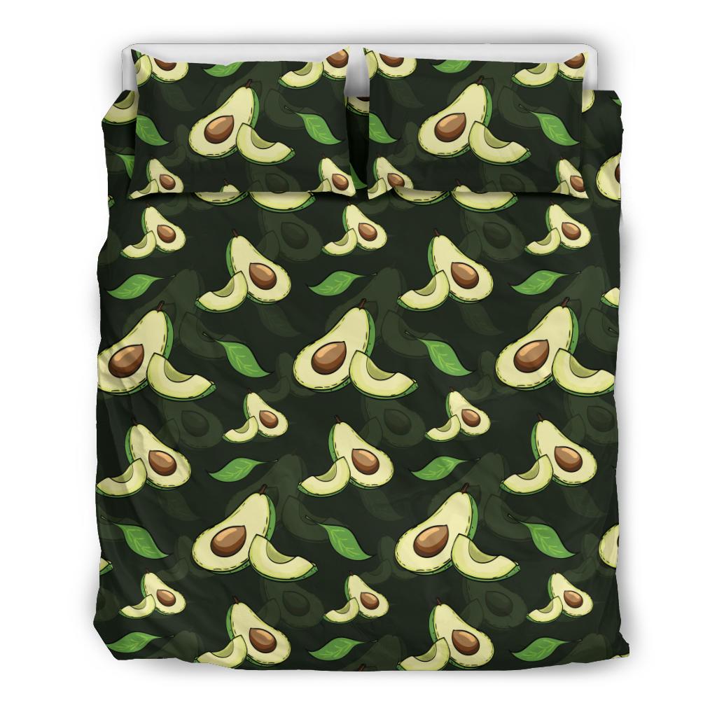 Avocado Pattern Print Design AC07 Duvet Cover Bedding Set-JORJUNE.COM