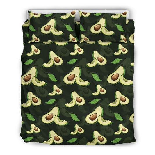 Avocado Pattern Print Design AC07 Duvet Cover Bedding Set-JORJUNE.COM