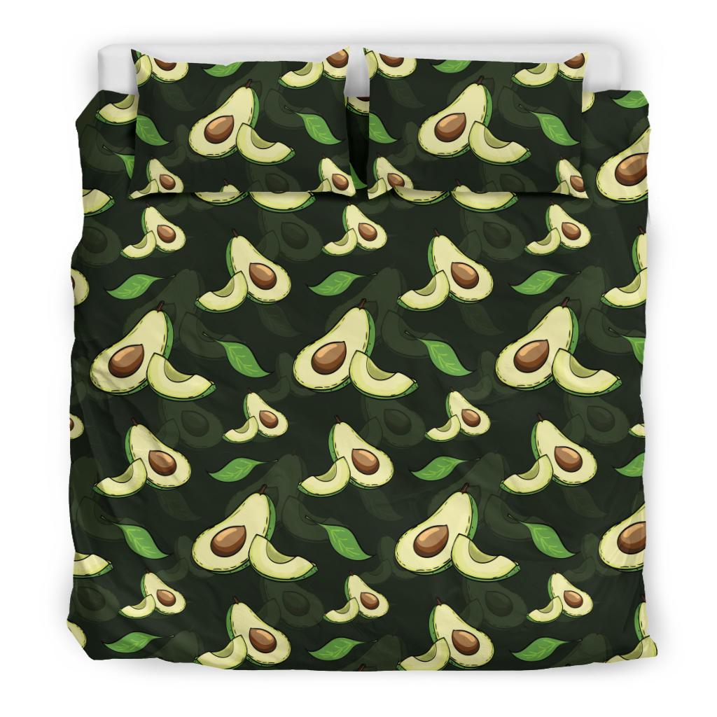 Avocado Pattern Print Design AC07 Duvet Cover Bedding Set-JORJUNE.COM
