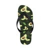 Avocado Pattern Print Design AC07 Flip Flops-JorJune