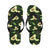 Avocado Pattern Print Design AC07 Flip Flops-JorJune