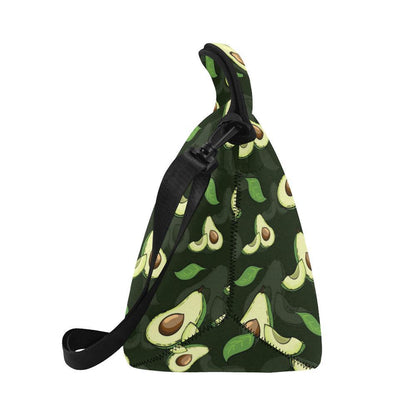 Avocado Pattern Print Design AC07 Neoprene Lunch Bag-JorJune