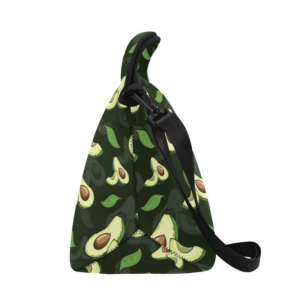 Avocado Pattern Print Design AC07 Neoprene Lunch Bag-JorJune