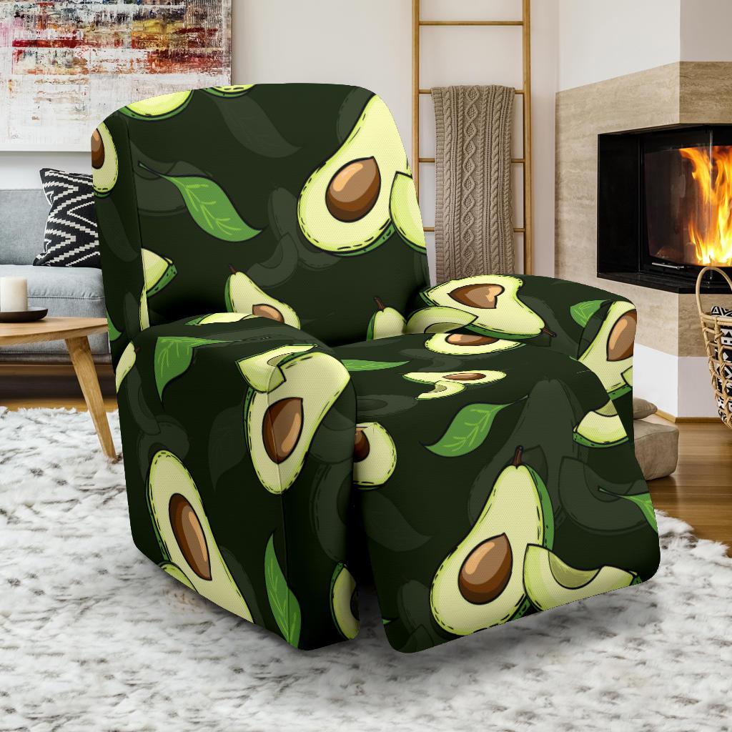 Avocado Pattern Print Design AC07 Recliner Slipcover-JORJUNE.COM