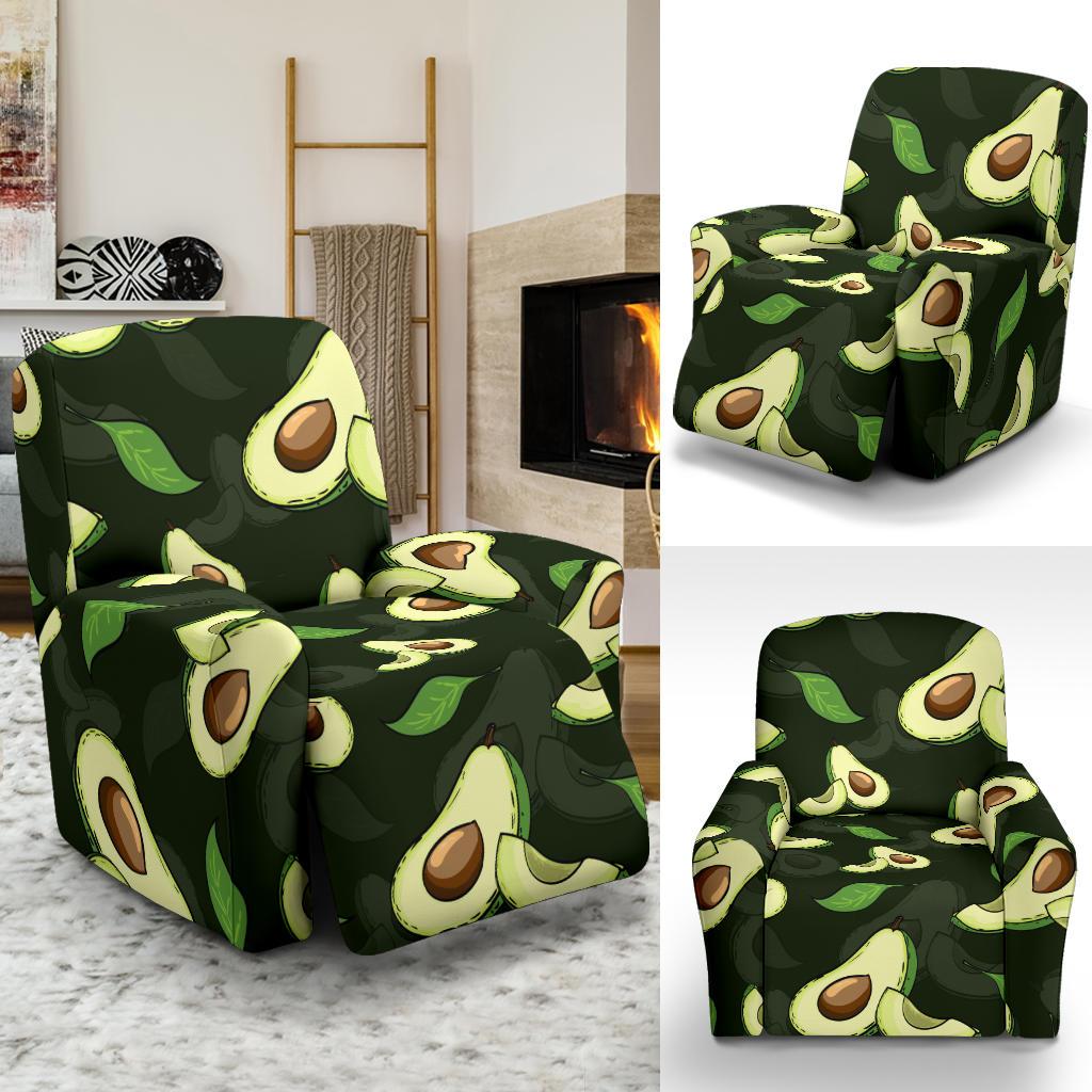 Avocado Pattern Print Design AC07 Recliner Slipcover-JORJUNE.COM