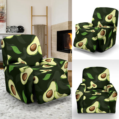 Avocado Pattern Print Design AC07 Recliner Slipcover-JORJUNE.COM