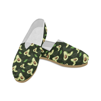 Avocado Pattern Print Design AC07 Women Casual Shoes-JorJune.com