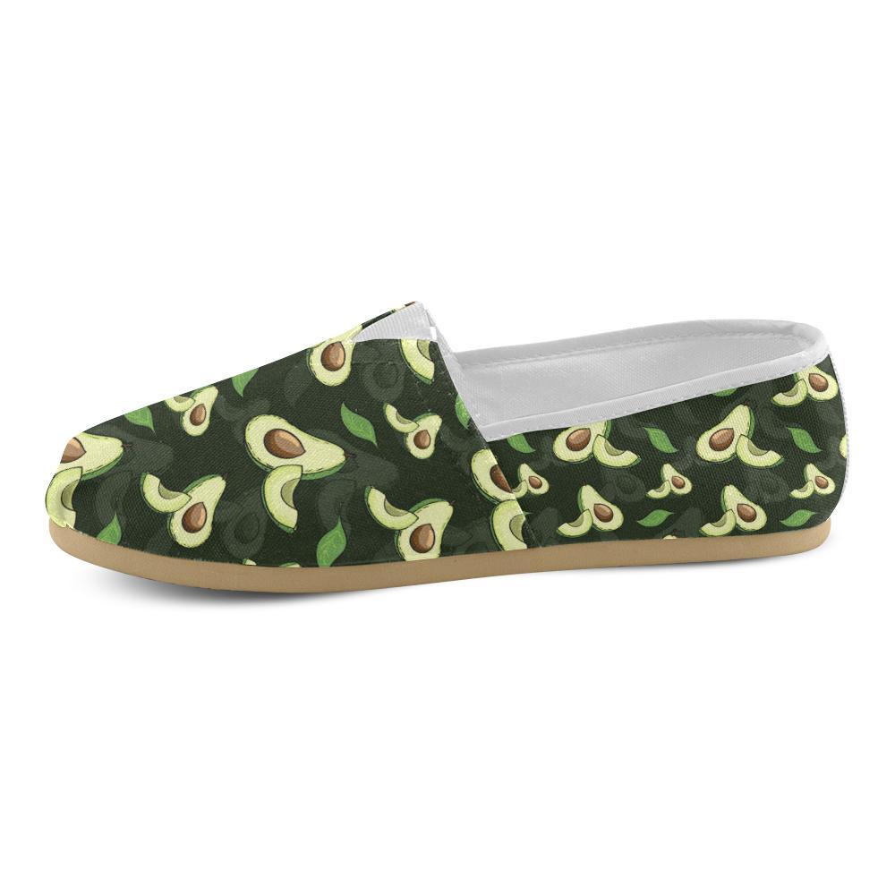 Avocado Pattern Print Design AC07 Women Casual Shoes-JorJune.com