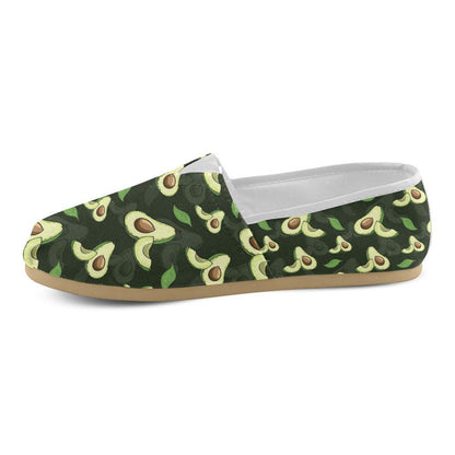 Avocado Pattern Print Design AC07 Women Casual Shoes-JorJune.com