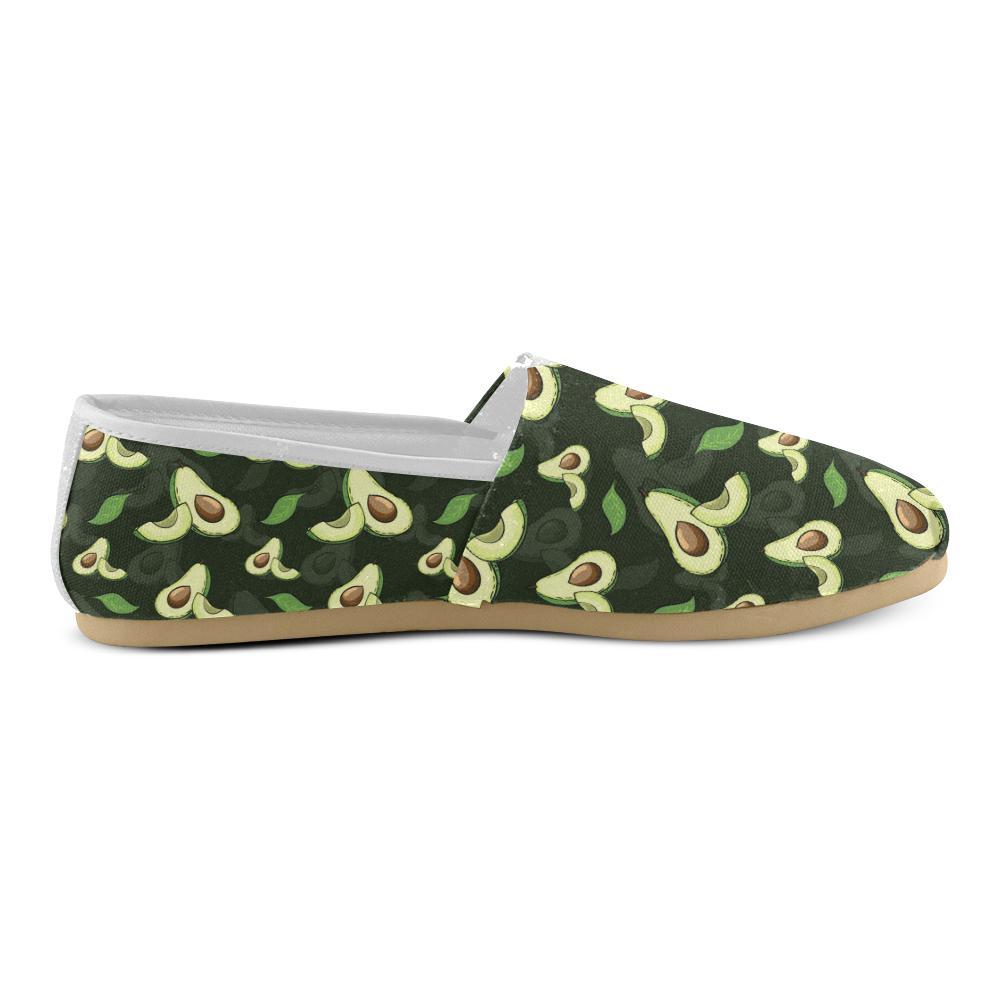 Avocado Pattern Print Design AC07 Women Casual Shoes-JorJune.com