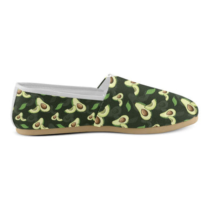 Avocado Pattern Print Design AC07 Women Casual Shoes-JorJune.com