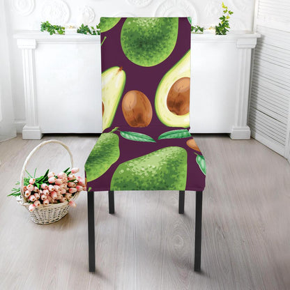 Avocado Pattern Print Design AC08 Dining Chair Slipcover-JORJUNE.COM