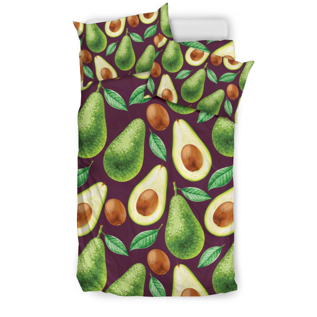 Avocado Pattern Print Design AC08 Duvet Cover Bedding Set-JORJUNE.COM