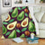 Avocado Pattern Print Design AC08 Fleece Blankete