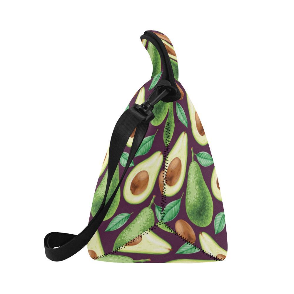 Avocado Pattern Print Design AC08 Neoprene Lunch Bag-JorJune