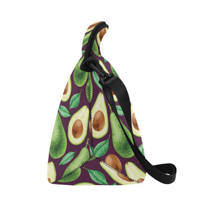 Avocado Pattern Print Design AC08 Neoprene Lunch Bag-JorJune