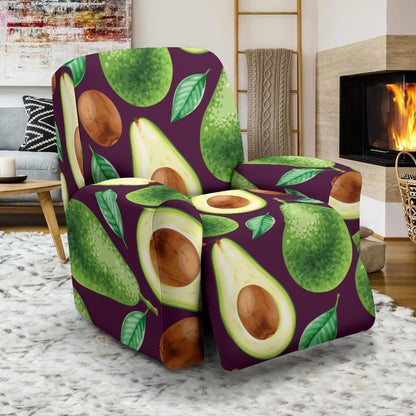Avocado Pattern Print Design AC08 Recliner Slipcover-JORJUNE.COM