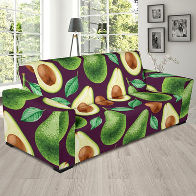 Avocado Pattern Print Design AC08 Sofa Slipcover-JORJUNE.COM