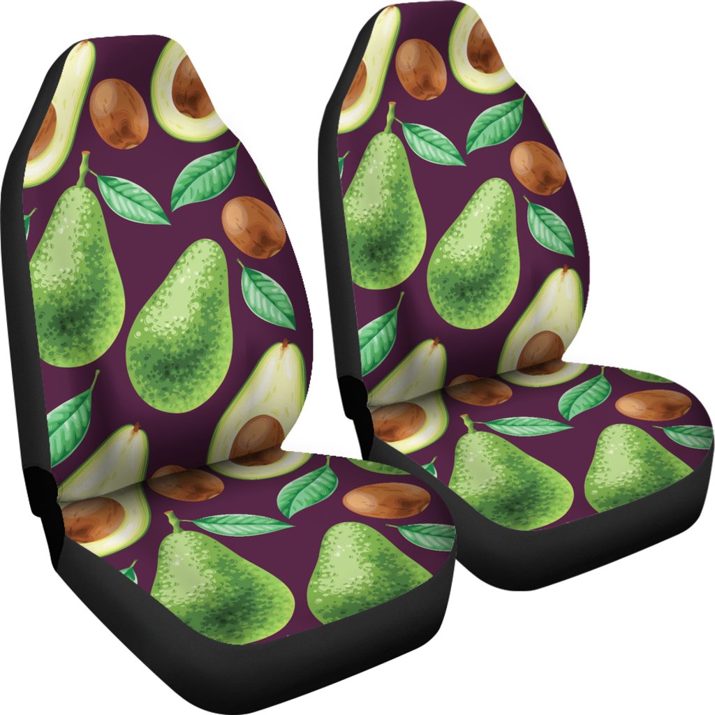 Avocado Pattern Print Design AC08 Universal Fit Car Seat Covers