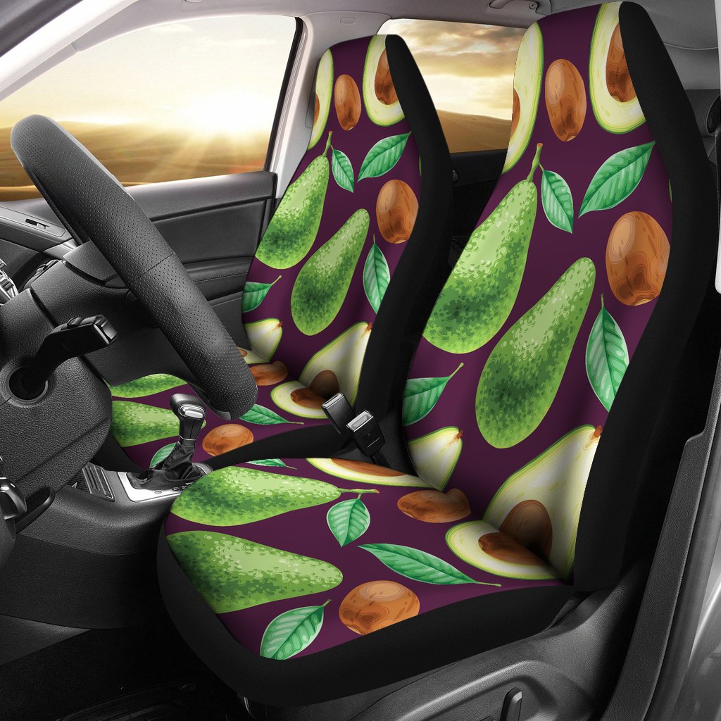 Avocado Pattern Print Design AC08 Universal Fit Car Seat Covers