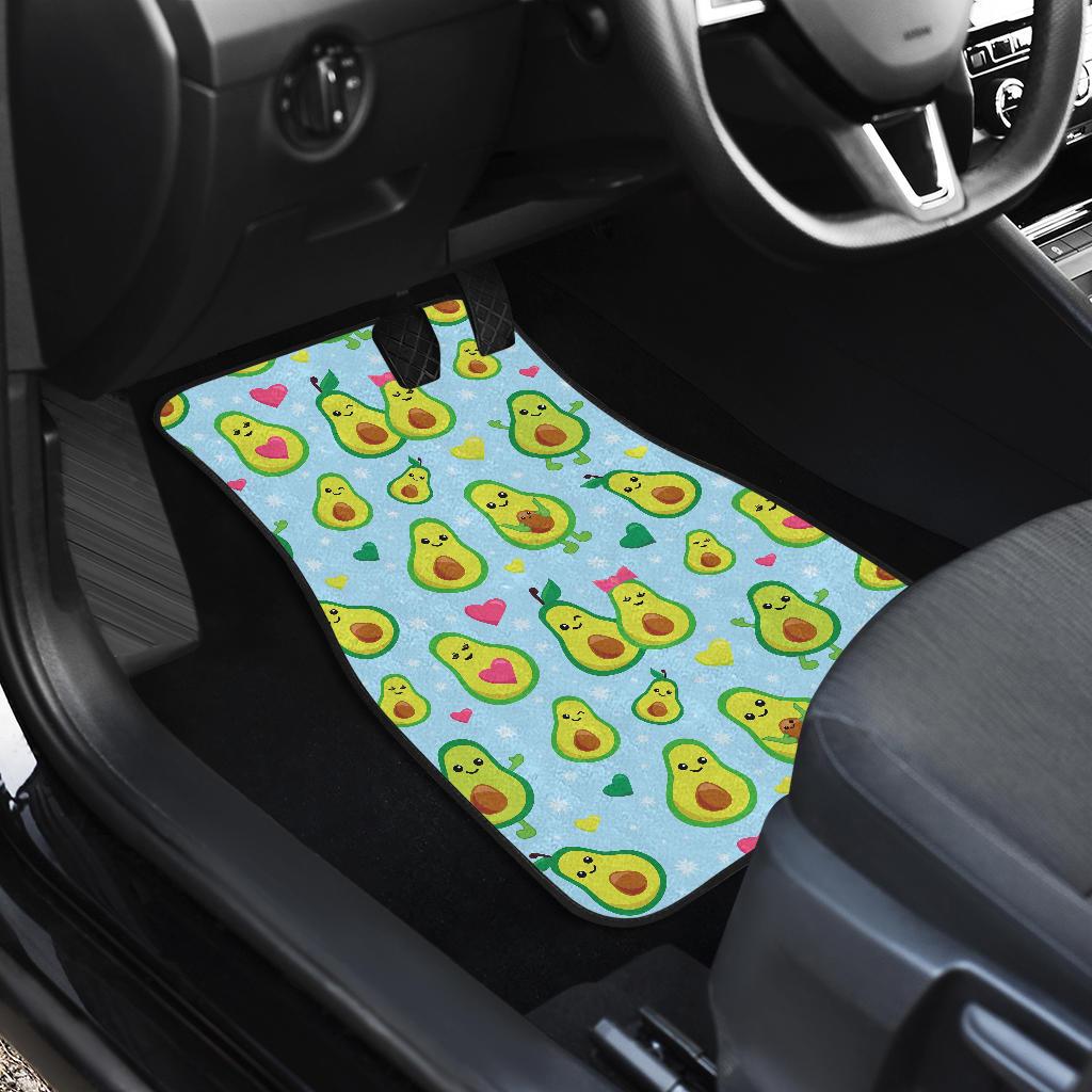 Avocado Pattern Print Design AC09 Car Floor Mats-JorJune