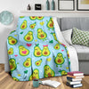 Avocado Pattern Print Design AC09 Fleece Blankete