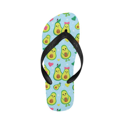 Avocado Pattern Print Design AC09 Flip Flops-JorJune