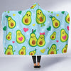 Avocado Pattern Print Design AC09 Hooded Blanket-JORJUNE.COM