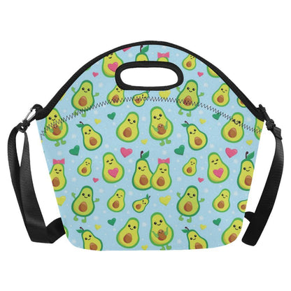 Avocado Pattern Print Design AC09 Neoprene Lunch Bag-JorJune