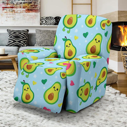 Avocado Pattern Print Design AC09 Recliner Slipcover-JORJUNE.COM