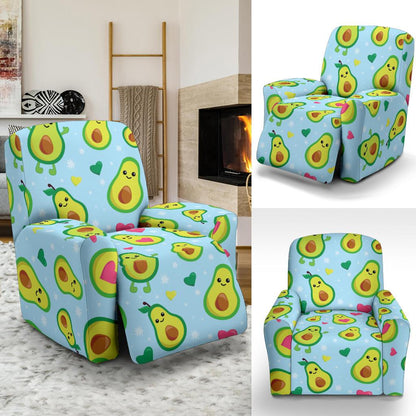 Avocado Pattern Print Design AC09 Recliner Slipcover-JORJUNE.COM