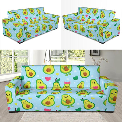 Avocado Pattern Print Design AC09 Sofa Slipcover-JORJUNE.COM