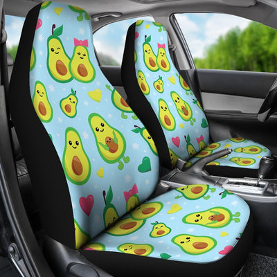 Avocado Pattern Print Design AC09 Universal Fit Car Seat Covers