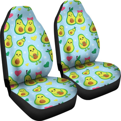 Avocado Pattern Print Design AC09 Universal Fit Car Seat Covers