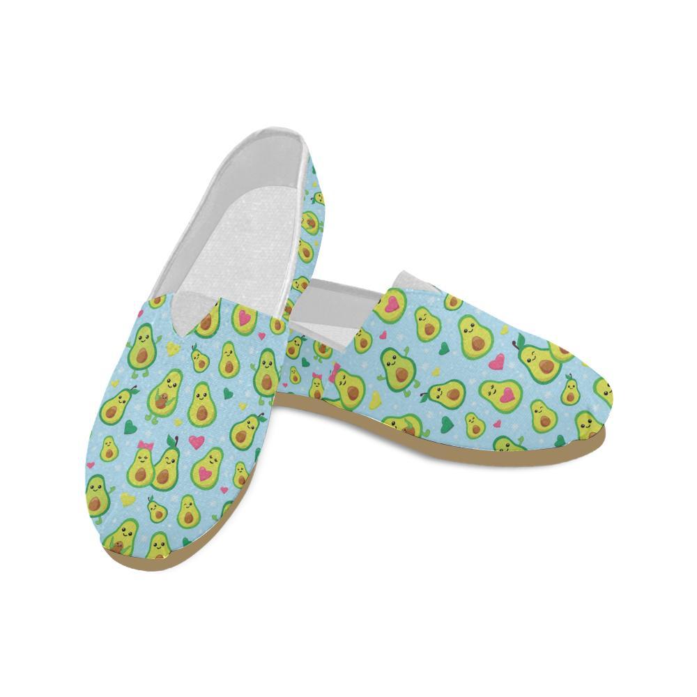 Avocado Pattern Print Design AC09 Women Casual Shoes-JorJune.com