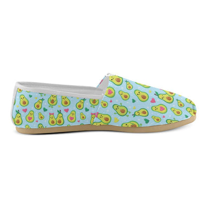 Avocado Pattern Print Design AC09 Women Casual Shoes-JorJune.com