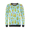 Avocado Pattern Print Design AC09 Women Long Sleeve Sweatshirt-JorJune