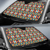 Aztec Pattern Print Design 01 Car Sun Shade-JORJUNE.COM