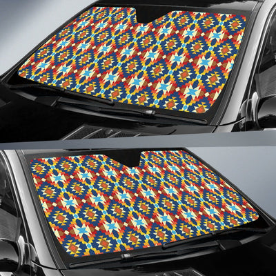 Aztec Pattern Print Design 01 Car Sun Shade-JORJUNE.COM