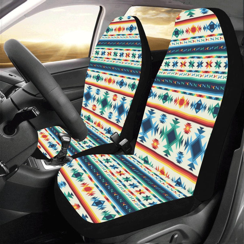 Aztec Pattern Print Design 02 Car Seat Covers (Set of 2)-JORJUNE.COM