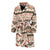 Aztec Pattern Print Design 05 Men Bathrobe-JORJUNE.COM