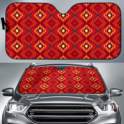 Aztec Pattern Print Design 06 Car Sun Shade-JORJUNE.COM