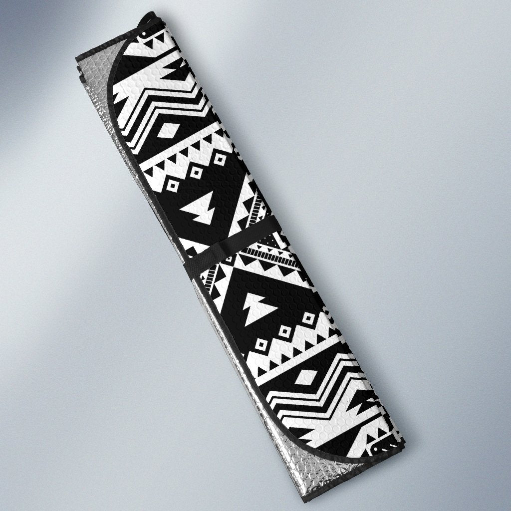 Aztec Pattern Print Design 08 Car Sun Shade-JORJUNE.COM