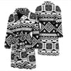 Aztec Pattern Print Design 08 Men Bathrobe-JORJUNE.COM