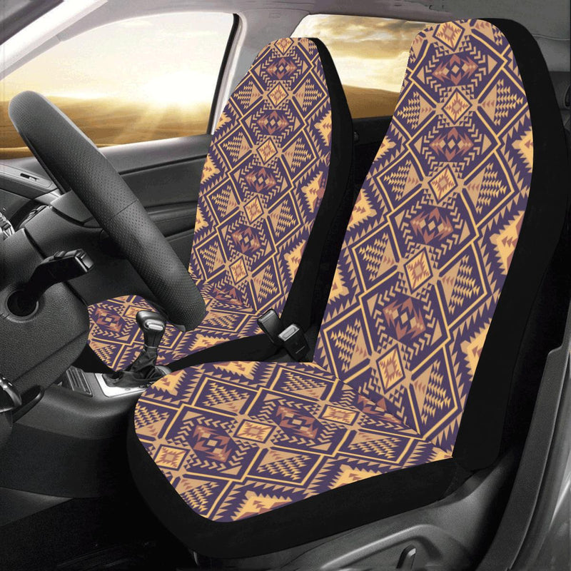 Aztec Pattern Print Design 09 Car Seat Covers (Set of 2)-JORJUNE.COM